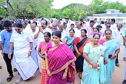 பாளை. சிறையில் திமுக எம்எல்ஏவை மீண்டும் சந்தித்த கனிமொழி