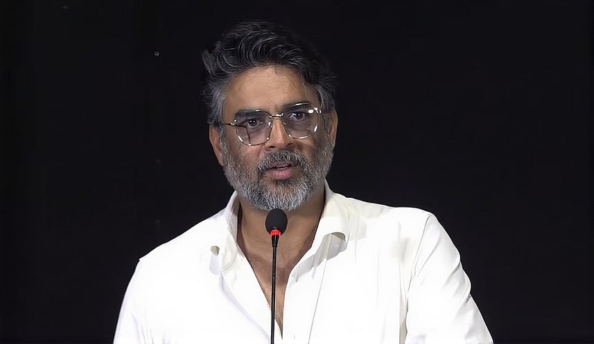 வெற்றி விழாவில் நன்றி சொல்கிறேன்... உதயநிதி கைதானதைக் குறிப்பிட்டு பேசிய மாதவன்!