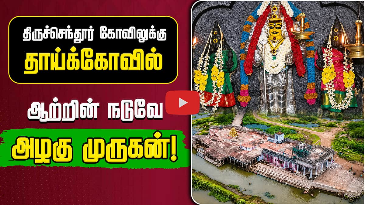 திருநெல்வேலி குறுக்குத்துறை முருகன் கோயில்! | திருக்கோயில் வலம் | Murugan temple