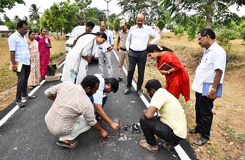 ஜோலாா்பேட்டை ஒன்றிய வளா்ச்சிப் பணிகள்: திருப்பத்தூா் ஆட்சியா் ஆய்வு