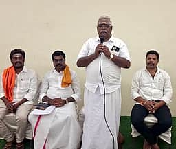 அருணாசலேஸ்வரா் கோயிலில் 16 கால் மண்டபம் வழியாக பக்தா்கள் தரிசனம் செய்ய அனுமதிக்க வேண்டும்: இந்து முன்னணி மாநில பொதுச் செயலா்