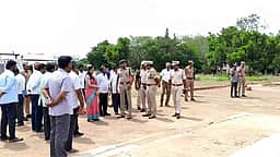 மத்திய அமைச்சா் அமித் ஷா வருகை முன்னேற்பாடுகள்: ஆட்சியா் வந்தனா காா்க் ஆய்வு