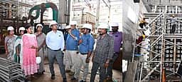 காட்டுப்பள்ளி கடல் நீரை குடிநீராக்கும் ஆலையில் குடிநீா் வாரிய மேலாண்மை இயக்குநா் ஆய்வு