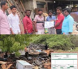 மாநகராட்சி இடம் ஆக்கிரமிப்பு: பழைய இரும்பு வியாபாரிக்கு அபராதம்