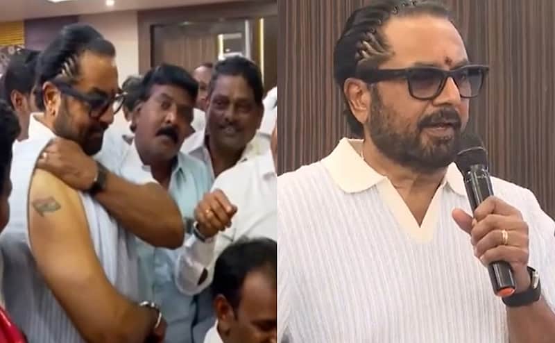 Sarathkumar has urged his supporters to get tattoos that read 'Nattamai Family