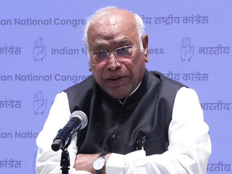 Congress chief Mallikarjun Kharge