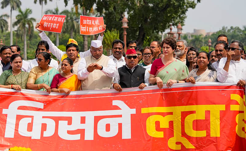 Opposition protest