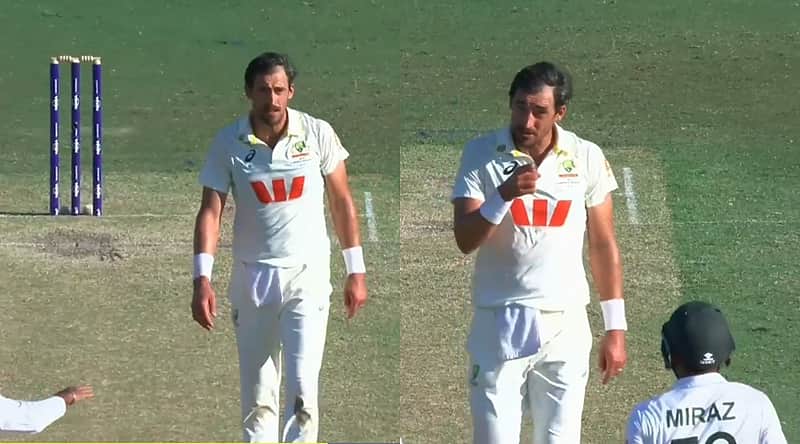 Mitchell Starc - Mehidy Hasan altercation.