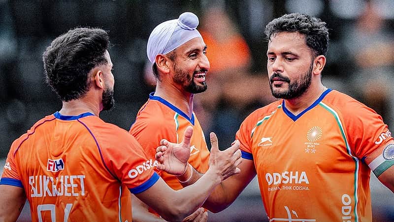 The Indian hockey team.