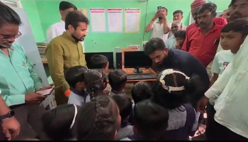 Change is possible Govt school at Abhijeet Dipke's native village gets its first-ever computer