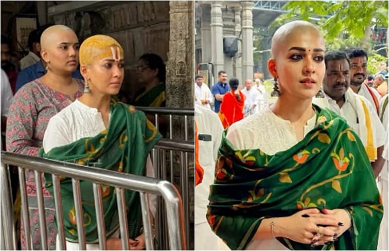Nayanthara shave her head