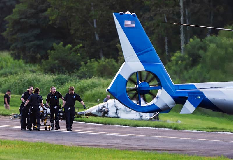 US Jet crash