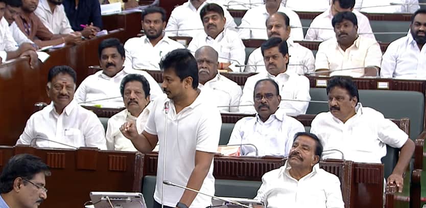ஆதாரம் இருந்தால் நடவடிக்கை எடுங்கள்: முதல்வருக்கு உதயநிதி ஸ்டாலின் சவால்