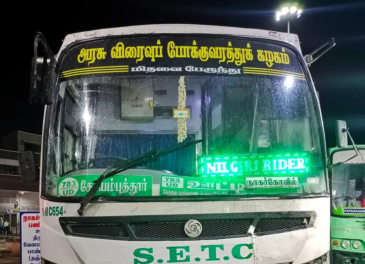 ஊட்டி-நாகா்கோவில் இடையே ஓடும் பேருந்தில்
கேரள பயணி தூக்கிட்டுத் தற்கொலை