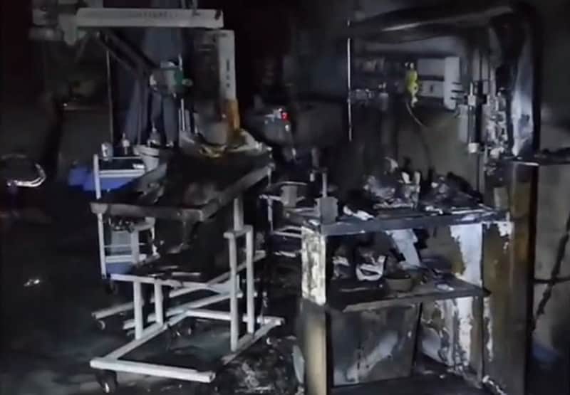fire at govt hospital's NICU in Amravati