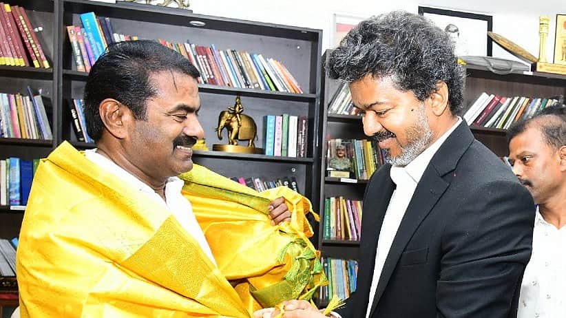 ‘நெஞ்சம் நிறைந்த நன்றி’... முதல்வர் விஜய்யைப் பாராட்டிய சீமான்! 