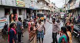 சிதம்பரம் அண்ணாமலைநகா் பகுதியில் பயங்கர வெடிசப்தம்: அச்சத்தில் மக்கள்