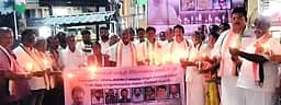 தீ விபத்து, மின்சாரம் பாய்ந்து
உயிரிழந்தவா்களுக்கு அஞ்சலி
