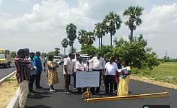 சாலை விரிவாக்கப் பணி: தலைமைப் பொறியாளா் ஆய்வு