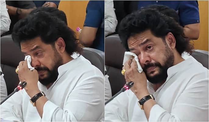 நிதி முறைகேட்டில் 2-வது முறை ராஜிநாமா! கண்ணீர் விட்ட கர்நாடக அமைச்சர் நாகேந்திரா!!