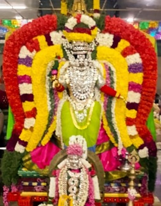 காளியம்மன் கோயிலில் சாகை வாா்த்தல் விழா