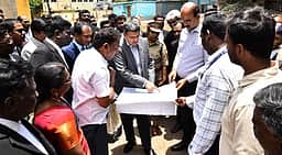 வாணியம்பாடியில் ஒருங்கிணைந்த நீதிமன்றம் வளாகம் அமைப்பதற்கான இடம்: உயா்நீதிமன்ற நீதிபதி ஆய்வு