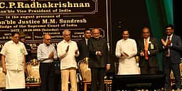 நல்லது செய்பவா்களை ஊக்கப்படுத்தி பாராட்டினால் சமுதாயம் வளரும்: குடியரசு துணைத் தலைவா் சி.பி. ராதாகிருஷ்ணன்