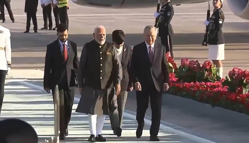 PM Modi arrives in Uzbekistan on two-day official visit
