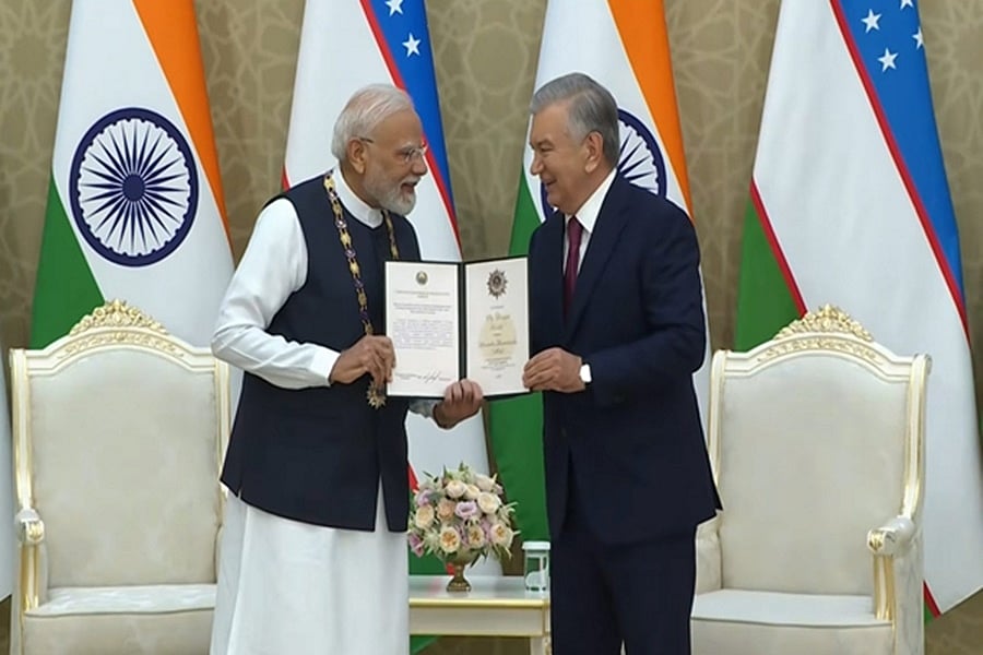 PM Modi Conferred With Uzbekistan’s Supreme State Award