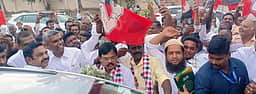 வாணியம்பாடியில் எடப்பாடி பழனிசாமிக்கு வரவேற்பு
