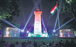 போா் நினைவிடத்தில் தமிழில் காணொலிக் காட்சி!