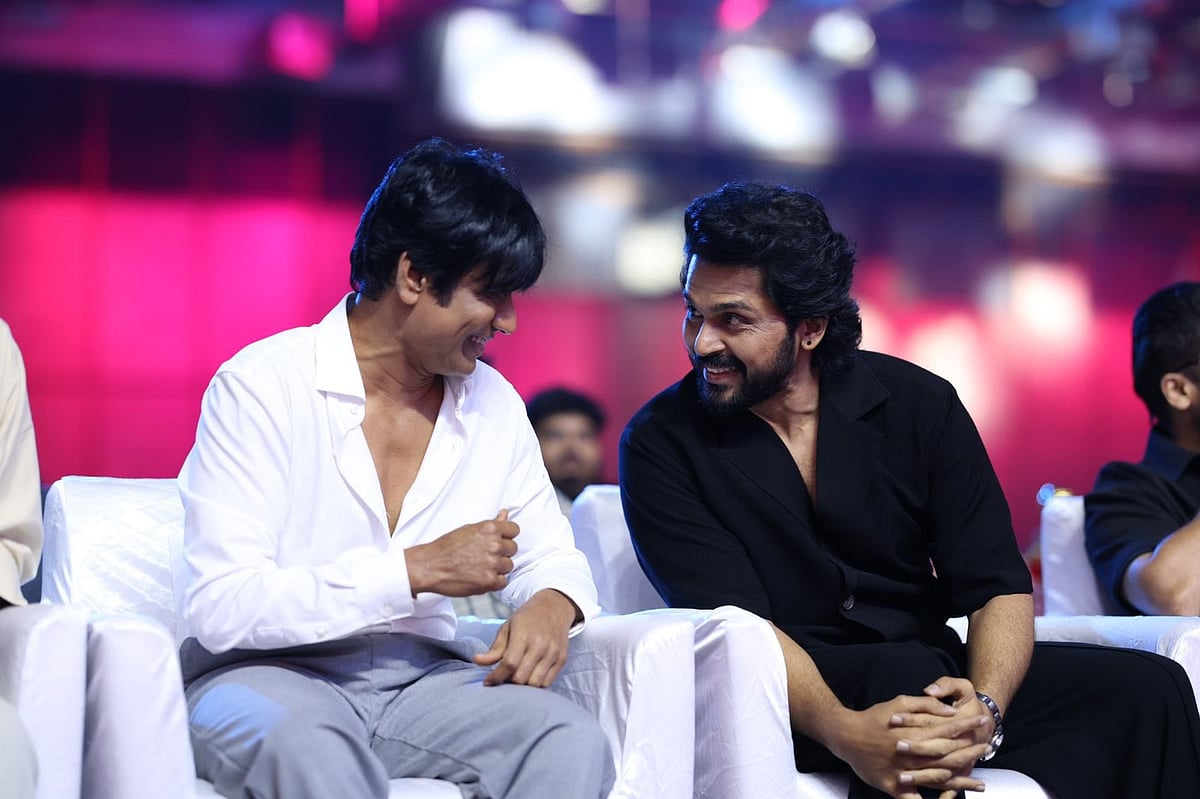 Actors S.J. Surya and Karthi
