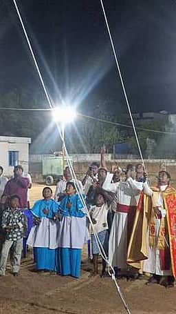 நாசரேத் மாதாவனம் வேளாங்கண்ணி ஆலயத் திருவிழா கொடியேற்றம்
