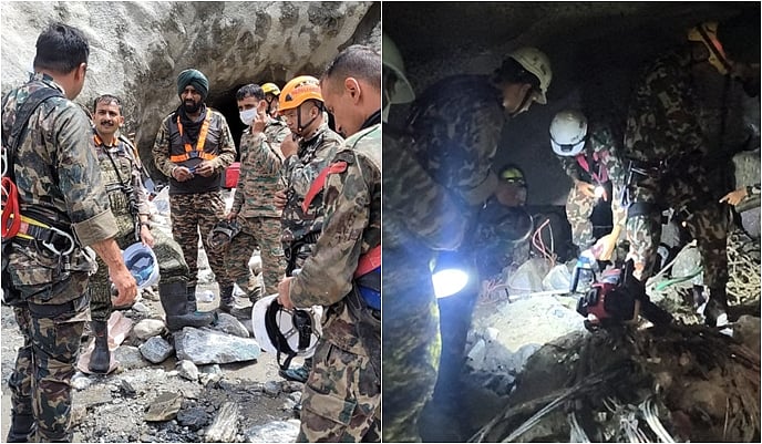 Indian mine rescue expert team