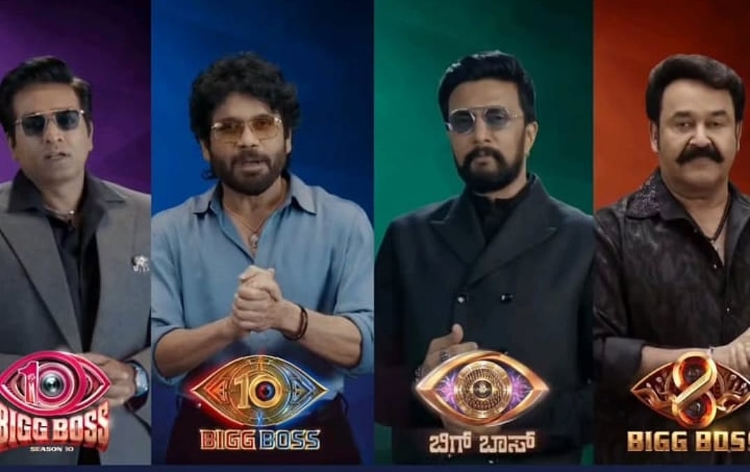 செப். 6 முதல் தொடங்கும் 4 மொழி பிக் பாஸ் சீசன்கள்!
