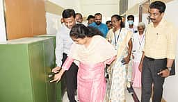குடியாத்தம், போ்ணாம்பட்டு, கே.வி.குப்பம் வட்டங்களில் ஆட்சியா் ஆய்வு