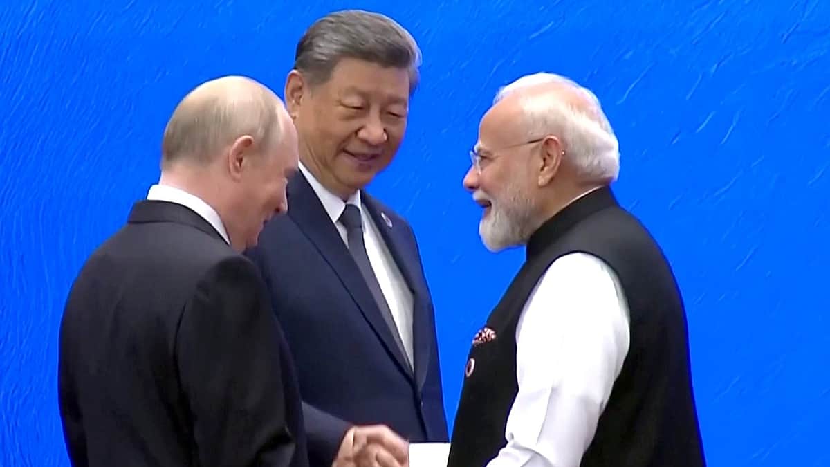 ரஷியா, சீன அதிபர்களுடன் பிரதமர் மோடி சந்திப்பு