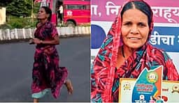 மகள்கள் படிப்புக்காக வெறுங்கால்களுடன் மாரத்தான்  ஓடி வென்ற பெண்! ஆனால், பரிசு?