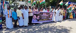 அரியலூரில் காங்கிரஸாா் ஆா்ப்பாட்டம்