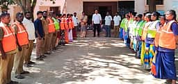 அண்ணாமலைநகா் பேரூராட்சியில் சிறப்பு தூய்மை பணி, விழிப்புணா்வு