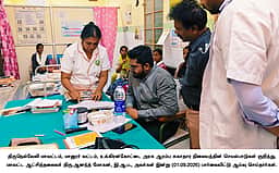 மானூா் வட்ட வளா்ச்சிப் பணிகள்: ஆட்சியா் ஆய்வு