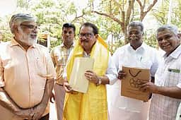 ஆரோவில் வளா்ச்சித் திட்டப் பணிகள்: மத்திய இணை அமைச்சா் ஆய்வு