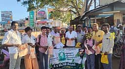 பாவூா்சத்திரத்தில் சுற்றுச்சூழல் பாதுகாப்பு விழிப்புணா்வு