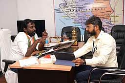 தேசிய நெடுஞ்சாலைத் துறை திட்ட இயக்குநருடன் விஜய்வசந்த் எம்.பி. ஆலோசனை