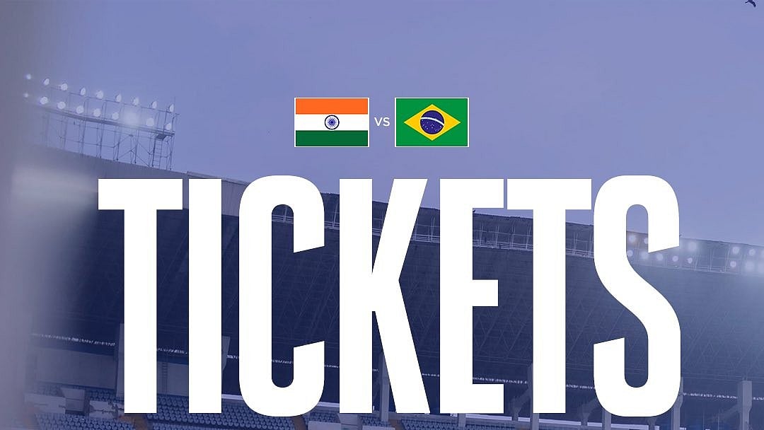 Ticket sales for the India vs. Brazil match