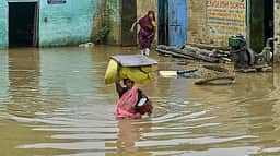 தொடா் மழையால் உ.பி., பிகாரில் கங்கை நதியில் வெள்ளம்: முதல்வா்கள் நேரில் ஆய்வு