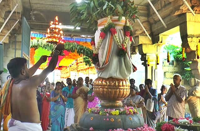 நெல்லை உச்சிஷ்ட கணபதி கோயிலில் விநாயகர் சதுர்த்தி விழா கொடியேற்றம்!