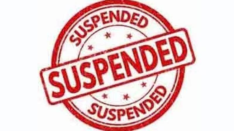 suspended