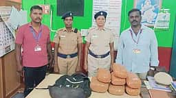 ரயிலில் கடத்தப்பட்ட 10 கிலோ கஞ்சா, 2 கிலோ குட்கா பறிமுதல்