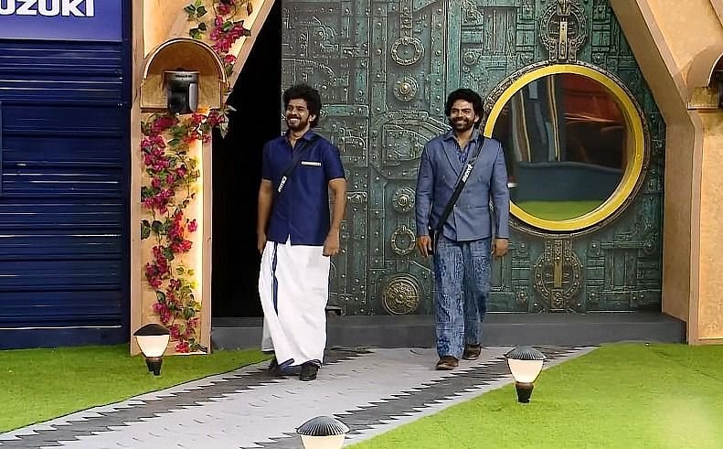 Leading hero enter the Bigg Boss house Raghav and Pandian Stores Kumaran